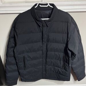 🚘 Black Tesla Insulated Puffer Jacket | Sleek • Warm • Modern | NWOT